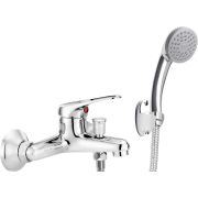 Bateria wannowa ścienna z zestawem prysznicowym 5907650801054