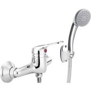 Bateria prysznicowa ścienna z zestawem prysznicowym 5907650801061