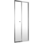 Drzwi prysznicowe wnękowe 90 cm - składane