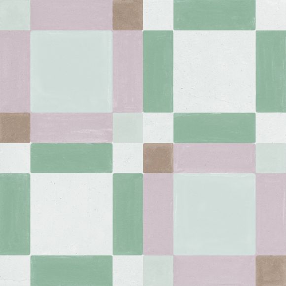 Harmony Patterns Pink Square 22,3x22,3 Matt /0,65m2/