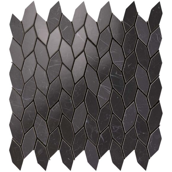 Atlas Concorde Marvel Nero Marquina Twist 30,5x30,5 Lucida /0,558m2/