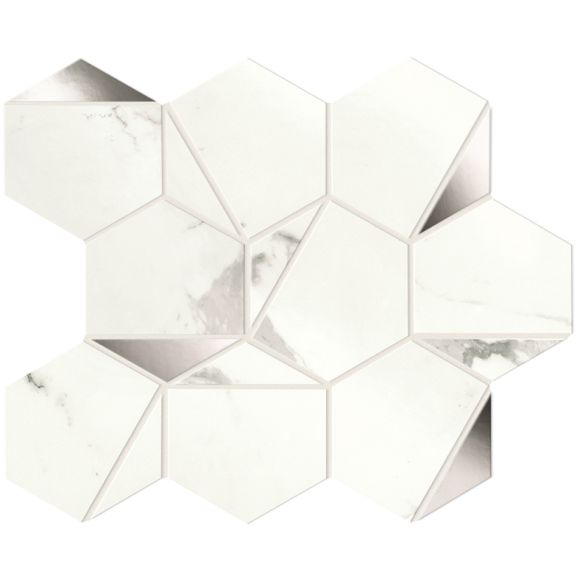 Atlas Concorde Marvel Statuario Supremo Platino Hex 25,1x29 Lucida /0,4367m2/