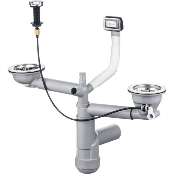 Syfon do zlewozmywaka granitowego 1.5- i 2-komorowego - Space-Saver