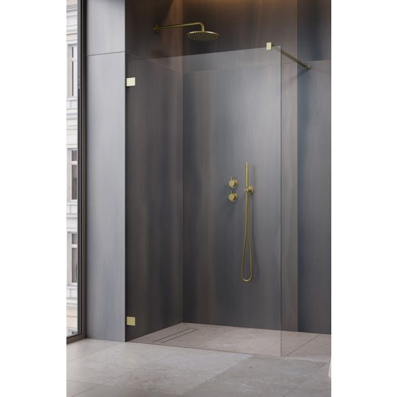 Essenza Pro Brushed Gold Walk-in