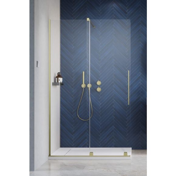 Furo Brushed Gold Walk-in