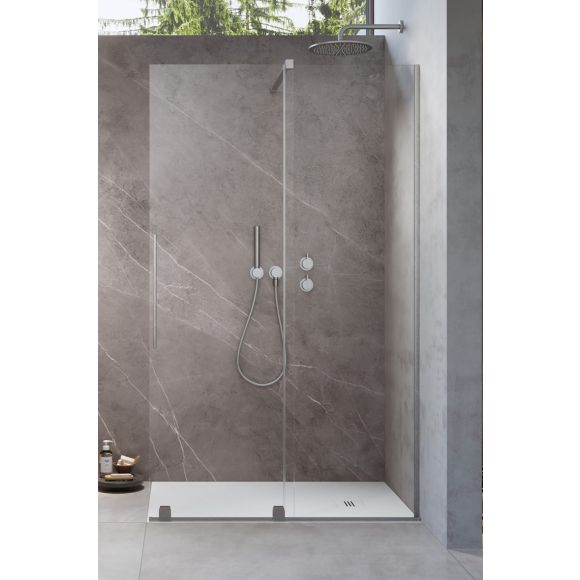 Furo Brushed Nickel Walk-in