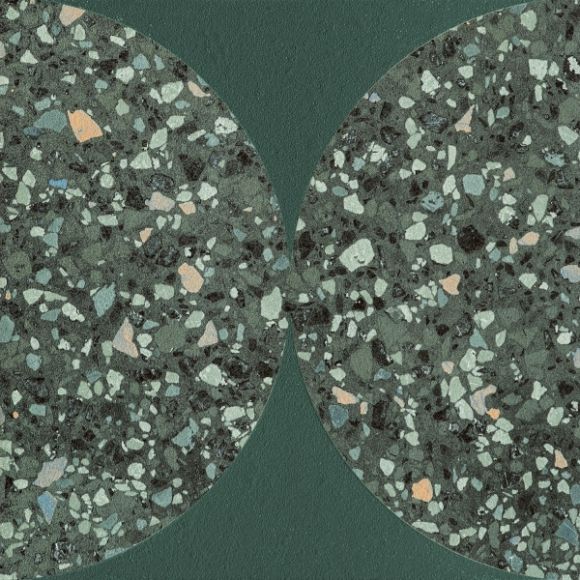 Dekor gresowy Funky green 4 19,8x19,8 Gat.1