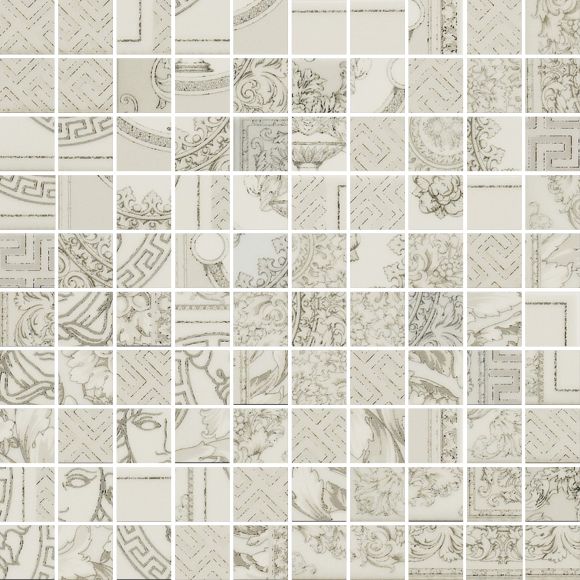 Versace Ceramics MOSAICO PATCH. BIANCO 25x25 NATURALE /0,25m2/
