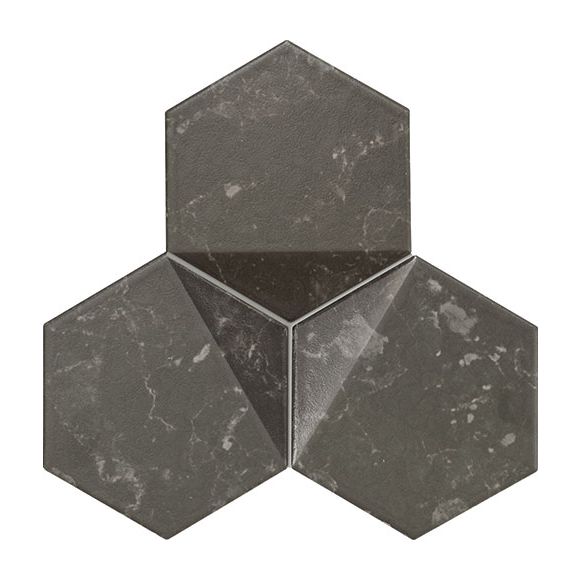 Mozaika ścienna Scoria black 19,2x16,5 Gat.1