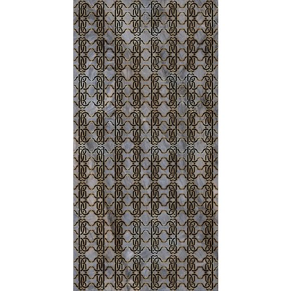 Roberto Cavalli Tws E.Blu Macro-Lg Gd 596x1192
