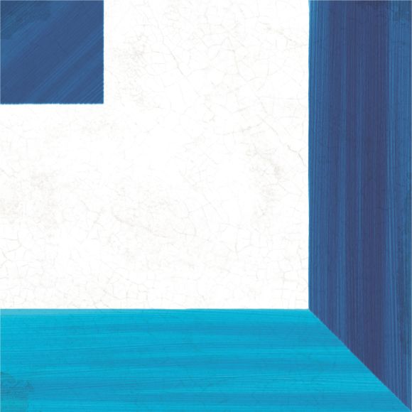 Wow Blanc Et Bleu Square Decor 18,5x18,5 /0,413m2/