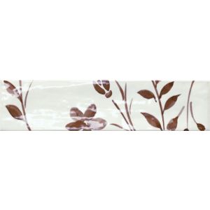 Harmony Aqua Brown Decor 6x24,6 Glossy /0,50m2/