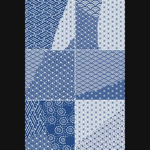 Kint.Jap-Mix Blue 20,13X20,13L