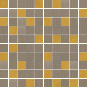 Versace Ceramics MOSAICO MARRONE/ORO 25x25 NATURALE /0,25m2/
