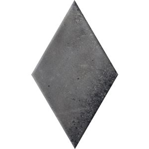 FUORITONO ROMBO NERO OPACO 13,7X24