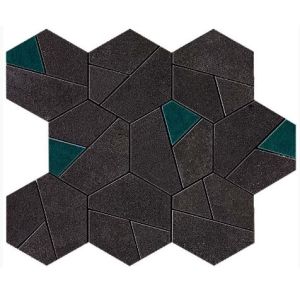 Boost Tarmac Mosaico Hex Jade