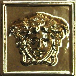Versace Ceramics MEDUSA 3D ORO PVD 10 x 10 NATURALE /1szt/